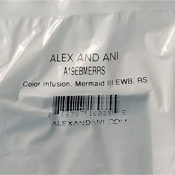 Alex and Ani Women's Color Infusion Mermaid Charm Bangle Bracelet - Picture 5 of 6